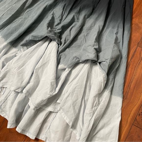 Tie Dye Ombre Bustle Maxi Skirt - Picture 6 of 7